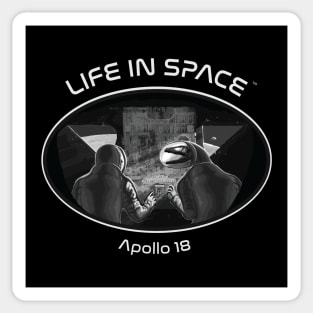 Life in Space: Apollo 18 Sticker